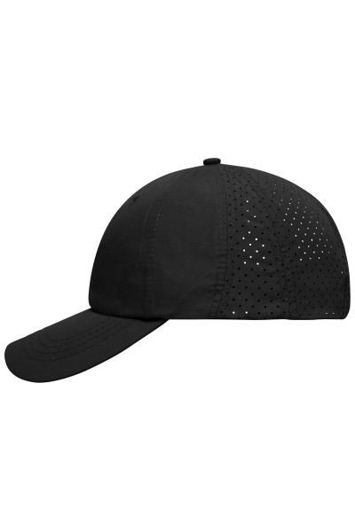 Laser Cut Cap schwarz